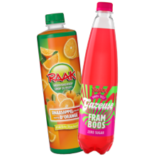 Raak vruchtensiroop of Gazeuse
